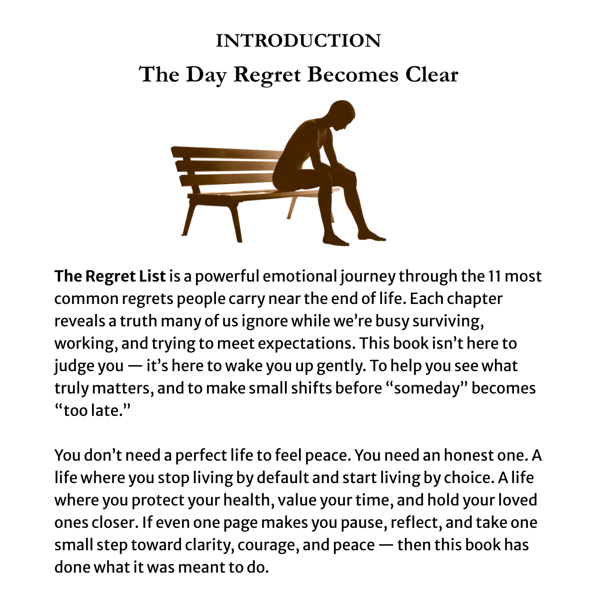 The Regret List: 11 Regrets Before Death